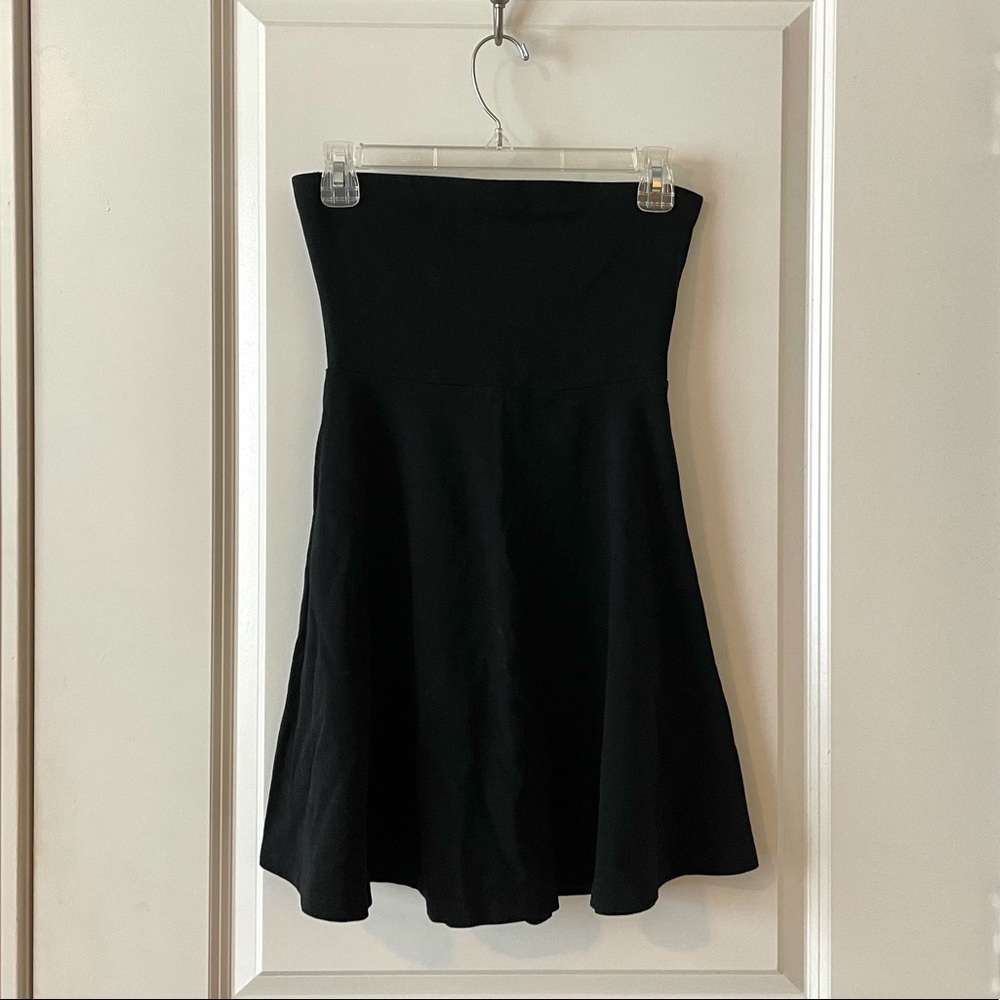 Black Strapless Mini Dress - Express Size Small